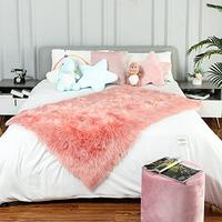 Gambar Goideal Faux Fur Rug Ultra Soft Area Rug,Fluffy Sheepskin,3x5 ft dari Home and Kitchen USA undefined 5 Tokopedia