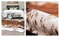 Gambar NativeSkins Oversized Faux Cowhide Rug - Original (6.2ft x 8.2ft) dari Home and Kitchen USA undefined 2 Tokopedia