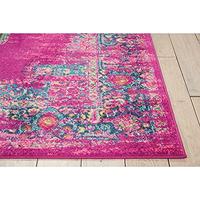 Gambar Nourison Passion Traditional Bright Colorful Area Rug, 53'X73',FUCHSIA dari Home and Kitchen USA undefined 5 Tokopedia