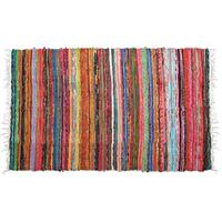 Gambar Multi Color Chindi Rag Rug 4X6 | Hand Woven Rug & Reversible Rug dari Home and Kitchen USA undefined 1 Tokopedia