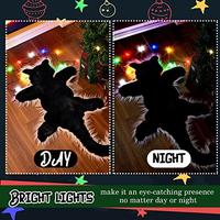 Gambar 33.5 x 19.7 Inch Christmas Light up Fried Cat Rug Fried dari Home and Kitchen USA undefined 4 Tokopedia