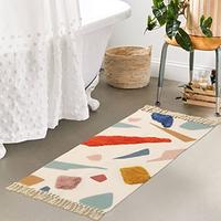 Gambar LIVEBOX Bathroom Runner Rug 2 x 4 Multi-Color Block dari Home and Kitchen USA undefined 2 Tokopedia
