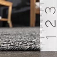 Gambar nuLOOM Wynn Braided Indoor/Outdoor Area Rug, 3 x 5, Charcoal dari Home and Kitchen USA undefined 5 Tokopedia