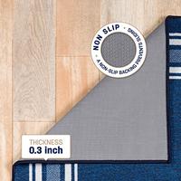 Gambar Beverly Rug Modern Bordered 8X10 Area Rug-Navy dari Home and Kitchen USA undefined 3 Tokopedia