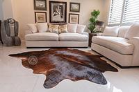 Gambar Genuine Brindle Dark Reddish Cowhide Rug 6 x 7 - 8 ft. 180 x 240 cm dari Home and Kitchen USA undefined 4 Tokopedia