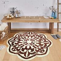 Gambar Christmas Snowflake Shaped Boho Rug 3ft Diameter Red Collection dari Home and Kitchen USA undefined 2 Tokopedia