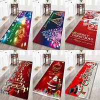 Gambar Christmas Area Rug Non-Slip Low Pile(Santa, 70.8x23.6inch) dari Home and Kitchen USA undefined 1 Tokopedia