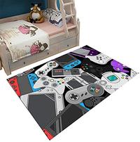 Gambar Home Area Gamer Rugs with Game Controller Design,Non Slip(120x160cm) dari Home and Kitchen USA undefined 3 Tokopedia