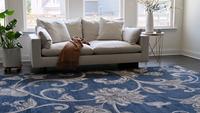 Gambar Garland Transitional Floral Navy Scatter Mat Rug, 2 x 3 dari Home and Kitchen USA undefined 1 Tokopedia