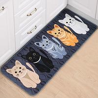 Gambar Gydthdeix Rectangle Cartoon Lovely Cats Kitty Pattern Mat Rug dari Home and Kitchen USA undefined 5 Tokopedia