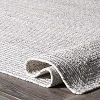 Gambar nuLOOM Wynn Braided Indoor/Outdoor Area Rug, 4 Round, Ivory dari Home and Kitchen USA undefined 3 Tokopedia