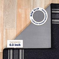 Gambar Beverly Rug Modern Bordered 5X7 Area Rug - Black dari Home and Kitchen USA undefined 4 Tokopedia