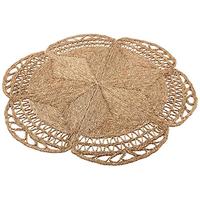 Gambar Artera Handmade Star-Shaped Woven Seagrass Rugs, 5 Round dari Home and Kitchen USA undefined 1 Tokopedia