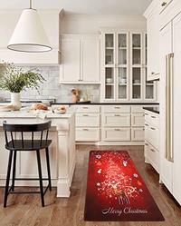 Gambar Christmas Reindeer, Xmas Tree,Stocks Floor Runner Area Rugs Non-Slip dari Home and Kitchen USA undefined 5 Tokopedia