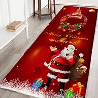 Gambar Christmas Area Rug Non-Slip Low Pile(Santa, 70.8x23.6inch) dari Home and Kitchen USA undefined 3 Tokopedia