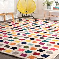Gambar nuLOOM Bettye Squares Area Rug, 5 x 8, Multi dari Home and Kitchen USA undefined 4 Tokopedia