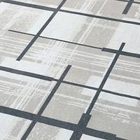 Gambar CAROMIO Modern Abstract Area Rug Geometric Trellis Plaid, 5 x 8 Feet dari Home and Kitchen USA undefined 4 Tokopedia