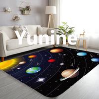 Gambar Yunine Colorful Dinosaurs and Palm Leaves Print Non-Slip Area Rug dari Home and Kitchen USA undefined 4 Tokopedia