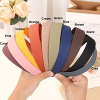 Gambar IK168 Bando Wanita 2,5 cm Tebal Colorfull Hair Accessories - Orange dari Dneo Store undefined 3 Tokopedia