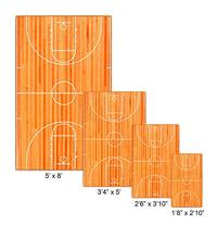 Gambar Brumlow Mills Basketball Court Sports Theme Area Rug-34' x 5 dari Home and Kitchen USA undefined 5 Tokopedia