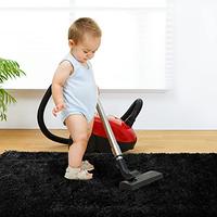 Gambar Quenlife Soft Bedroom Rug, Plush Shaggy Carpet Rug-4 x 6ft, Black dari Home and Kitchen USA undefined 1 Tokopedia