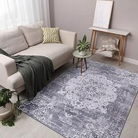 Gambar CAMILSON Machine Washable Rug, Distressed Vintage Area Rugs(8x10,Grey) dari Home and Kitchen USA undefined 3 Tokopedia