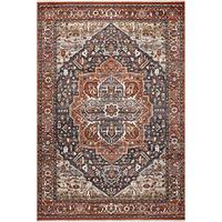 Gambar nuLOOM Oliveira Floral Medallion Fringe Area Rug, 8 x 10, Red dari Home and Kitchen USA undefined 3 Tokopedia