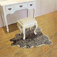 Gambar Leopard Print Rug,Faux Cowhide,Artificial Carpet,Simulation Cowhide dari Home and Kitchen USA undefined 3 Tokopedia