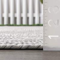 Gambar nuLOOM Wynn Braided Indoor/Outdoor Area Rug, 5 x 8, Ivory dari Home and Kitchen USA undefined 1 Tokopedia