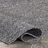 Gambar nuLOOM Wynn Braided Indoor/Outdoor Area Rug, 3 x 5, Charcoal dari Home and Kitchen USA undefined 2 Tokopedia