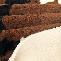 Gambar JACCAWS Cowhide Rug,4.6 x 5.2 Feet Faux Cow Print Area Rug(Brown) dari Home and Kitchen USA undefined 2 Tokopedia