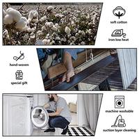 Gambar Frendy Buffalo Plaid Outdoor Rug, 27.5 x 43 Inches Black and White dari Home and Kitchen USA undefined 1 Tokopedia