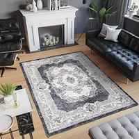 Gambar Calore Boho Moroccan Area Rug Gray (Gery and White, 4x5.3) dari Home and Kitchen USA undefined 3 Tokopedia