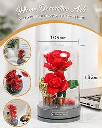 Gambar Preserved Rose Flower Bouquet Building Set with Music Box dari Home and Kitchen USA undefined 2 Tokopedia