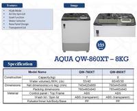 Gambar MESIN CUCI AQUA QW860XT / QW 860 XT / HIJAB SERIES AQUA 2 TABUNG 860XT dari Favorite Online Shop undefined 2 Tokopedia