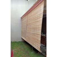 Gambar Krey Tirai Bambu Sawit Outdoor Ukuran 2x2 Plus Tali Penggulung Sr006 dari Gemils Store undefined 5 Tokopedia