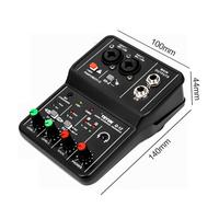 Gambar Doublebuy 48V Power Stereo Sound Board Sound Card Compact Mixer DJ dari mutual stores undefined 5 Tokopedia