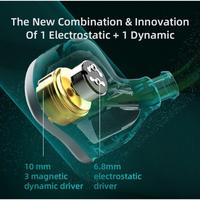 Gambar CCA NRA Dual Driver Earphone Electrostatic Dynamic Driver WITH MIC dari ahasna undefined 2 Tokopedia