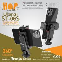 Gambar ULANZI ST-06S Holder Smartphone HP Z-Axis 360 with 2 Cold Shoe Vlog dari hop market undefined 1 Tokopedia