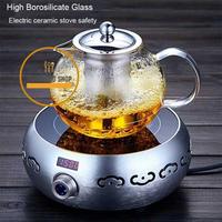 Gambar Teko Kaca Tahan Panas Pitcher Teh Chinese Teapot Maker Dengan Saringan - 950 ml dari Moncloud Shop undefined 3 Tokopedia