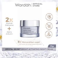 Gambar Wardah Crystal Secret Bright Activating Night Cream - Krim Malam - 30 gr dari Jwl Skin Shop undefined 1 Tokopedia