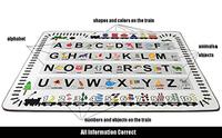 Gambar ABC Rug Kids Play Mat,Kids Rugs for Playroom, 47'x66' dari Home and Kitchen USA undefined 5 Tokopedia
