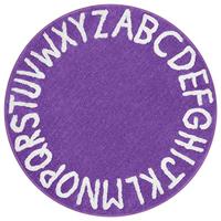 Gambar SHACOS Soft Plush Round ABC Rug for Kids Room 4 ft Alphabet(Purple) dari Home and Kitchen USA undefined 1 Tokopedia