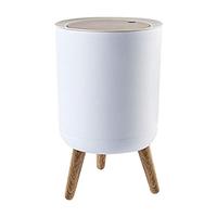 Gambar Nordic Style Trash Can (1-Pack) - Push Top Trash Can with Lid dari Home and Kitchen USA undefined 1 Tokopedia