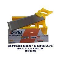 Gambar Gergaji Kayu Manual Mitre Box Backsaw SET Geraji Frame Pigura Back Saw dari Perkakasindonesia undefined 2 Tokopedia