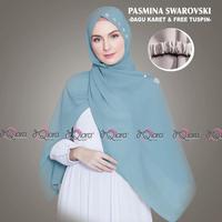 Gambar Jilbab Instan Pashmina Karet Swarovski Free Tuspin Ori Deqiara dari Lova Lipa Hijab undefined 1 Tokopedia