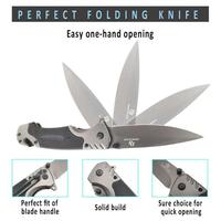 Gambar BROWNING Pisau Lipat Outdoor Portable Knife Survival Tool - 440C dari tokoGiya. undefined 2 Tokopedia