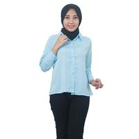 Gambar BJ814 RD FASHION - KEMEJA DIAN LUMINA BASIC COMFY SKOLDER KEM POLOS dari Avisha Bertoldi11 undefined 3 Tokopedia