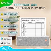 Gambar Peripage A40 Printer thermal tanpa tinta 100% HVS kertas A4 printer dari Marrini 81 undefined 1 Tokopedia