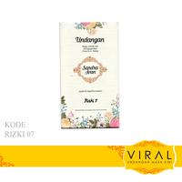 Gambar Blangko Undangan Rizki 07 Hardcover isi 100 Harga Murah Berkualitas dari danastri olshop undefined 1 Tokopedia